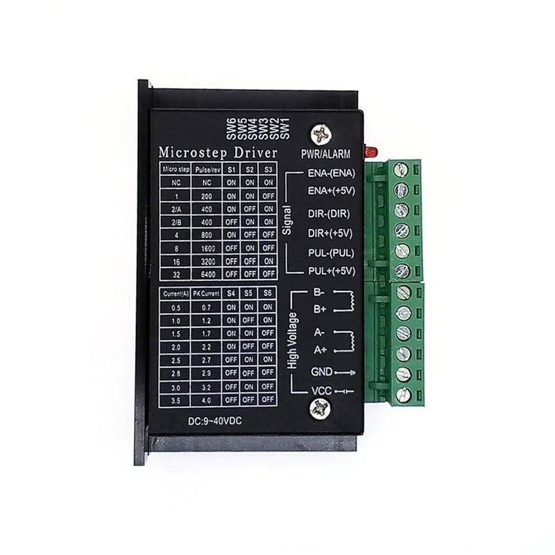 TB6600 Stepper Motor Driver 4.0A 42VDC for 42 57 86 Step Motors 32 Segments Upgraded - Image 2